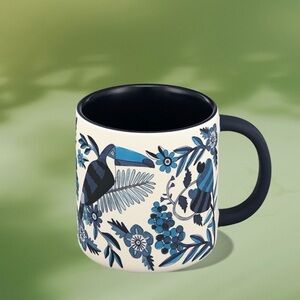 Starbucks Farm Rio Blue Lenço Azulejo 14oz Ceramic Mug